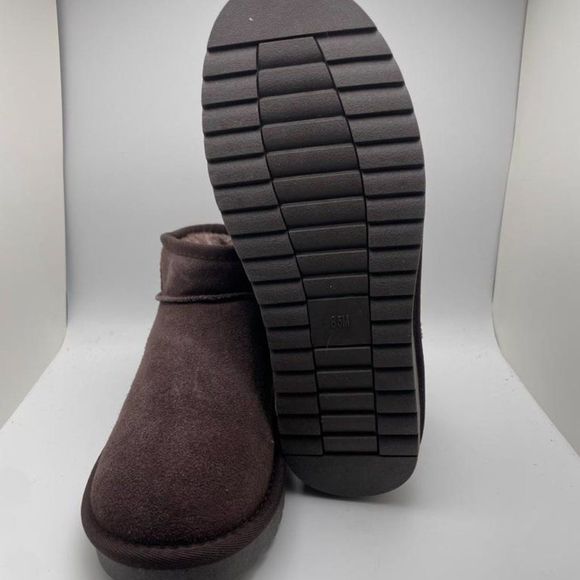 CUSHIONAIRE Women's Cozy pull on boot BROWN 8.5 - Picture 5 of 6